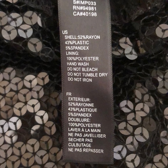 Forever 21 Full sequins black dress - Picture 7 of 7